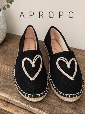 •APROPO • Black Espadrilles • Size 37